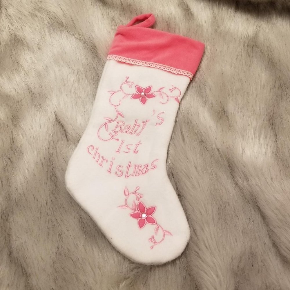 Baby's 1st Christmas stocking